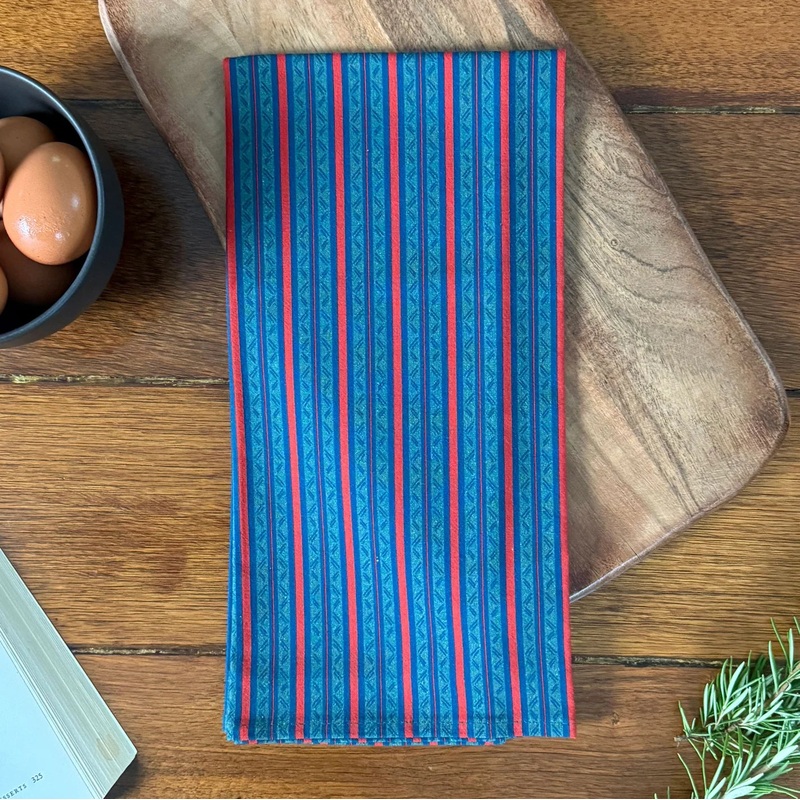 New Wing Studio – Tea Towel Holiday Ribbon