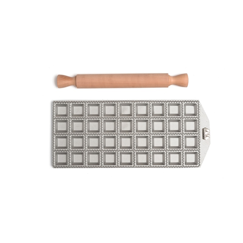 Ravioli Mold by Marcato, Made in Italy, Makes 36 Square Raviolis, 1.5-Inch