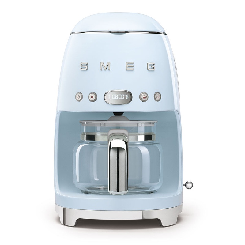 Smeg 50’s Retro Style Aesthetic Pastel Blue Drip Coffee Machine