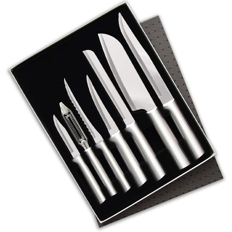 7 Piece Starter Knife Set with Vegetable Peeler by Rada