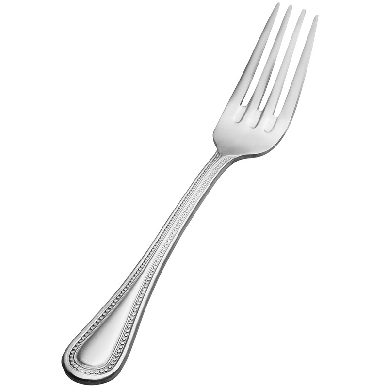 Bon Chef SBS3305 Sombrero 7 1/2″ 18/0 Extra Heavy Weight Bonsteel Dinner Fork – 12/Pack