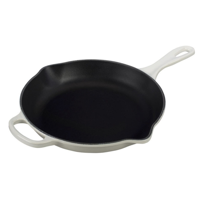 Le Creuset 10.25″ Signature Skillet – White