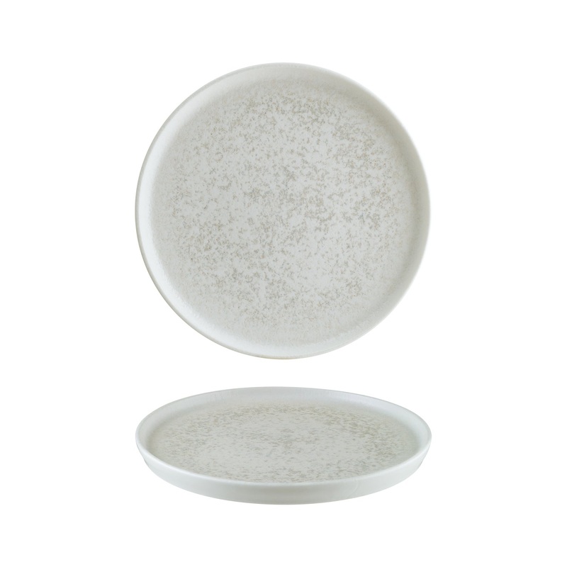 Luna dia.11″ Round White Porcelain Plate