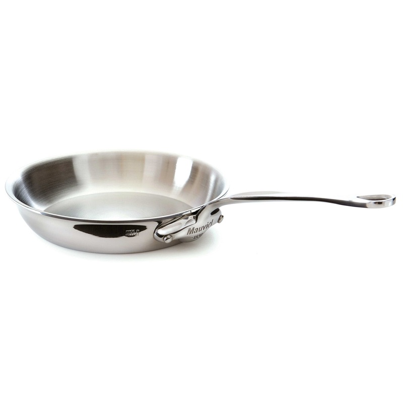 Mauviel M’Cook 8 Inch Stainless Steel Round Frying Pan