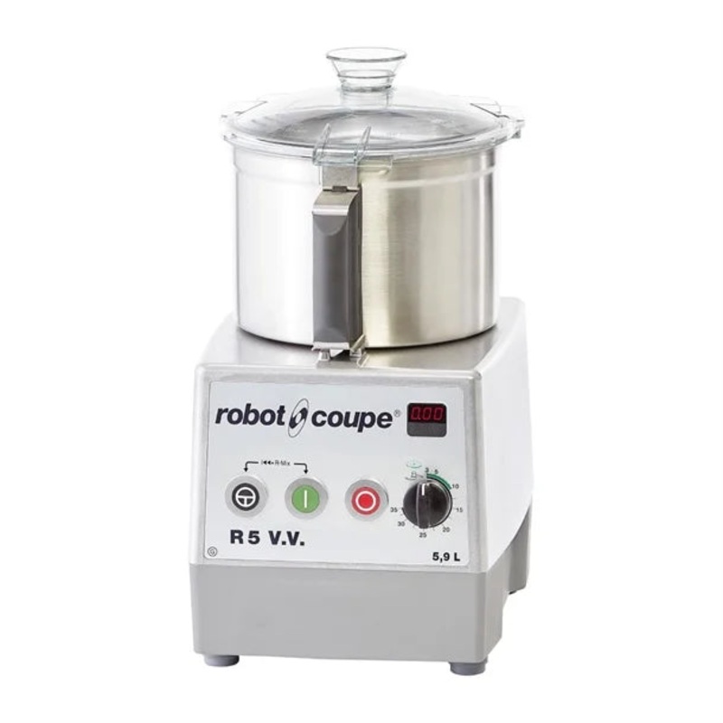 Robot Coupe Table Top Cutter Mixer – 5.9L Stainless Bowl – Variable Speed- R5 V.V.