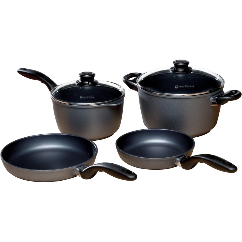 Swiss Diamond – 6 Pc. Induction Cookware Set