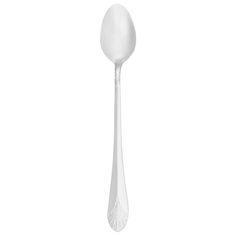 Walco 9804 Chalet 7 1/4″ 18/10 Stainless Steel Extra Heavy Weight Iced Tea Spoon – 12/Pack