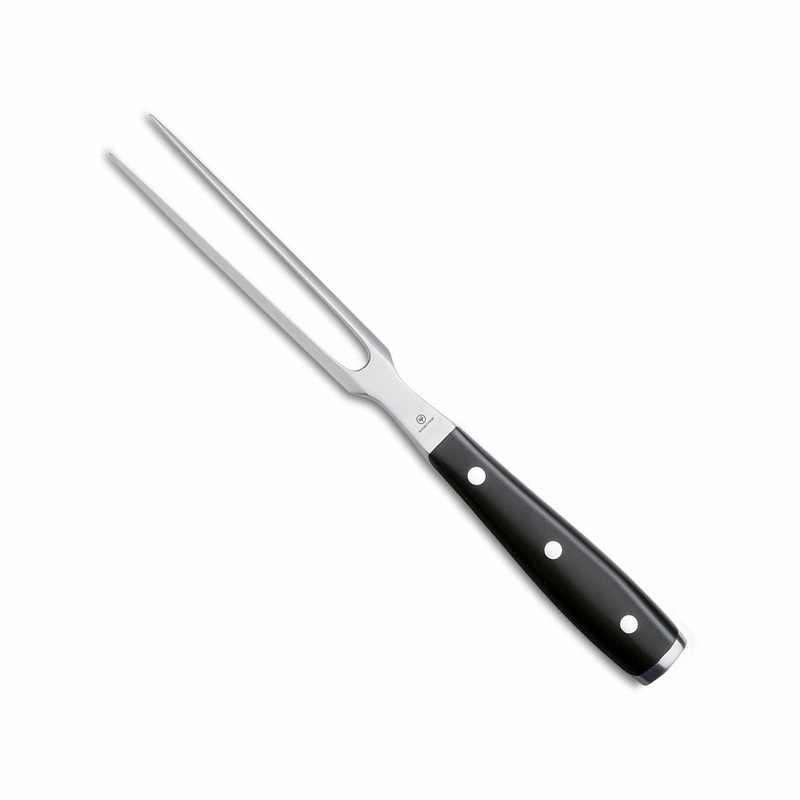 Wusthof Classic Ikon – 6″ Straight Meat Fork, Double Bolster
