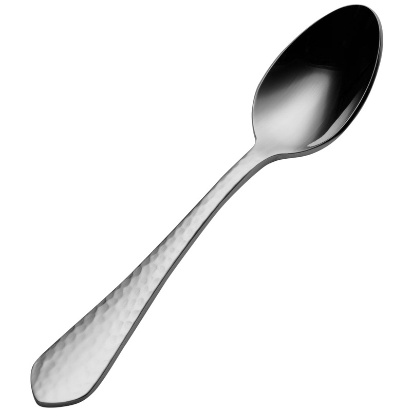 Bon Chef SBS1216 Reflections 4 15/16″ 18/0 Extra Heavy Weight Bonsteel Demitasse Spoon – 12/Pack