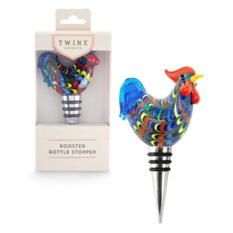 Glass Bottle Stopper – Rooster