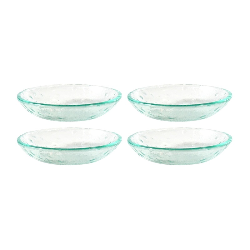 Glass Dinnerware dia.8.5″ h:1.75″ 20 oz. Round Clear Glass Bowl (Set of 4)