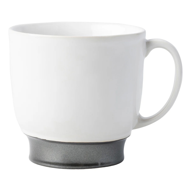 Juliska Emerson Mug Cup – White/Pewter