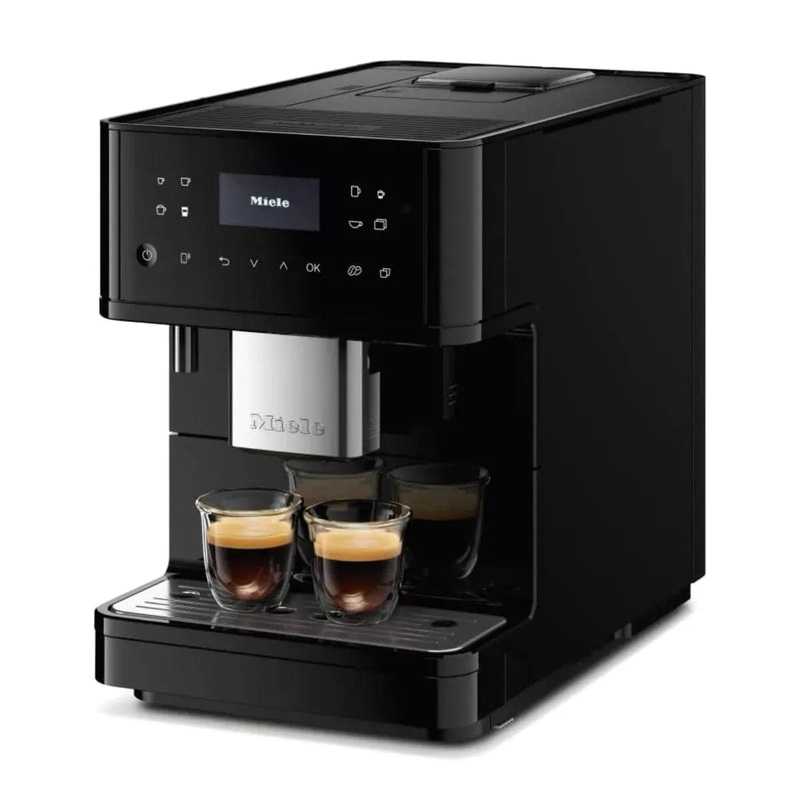 Miele CM6160 Milk Perfection Countertop Coffee Machine (Obsidian Black) – Return (4127)