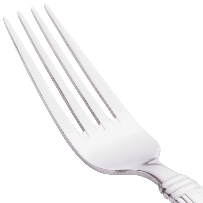 World Tableware 977 027 Slate 8 1/8″ 18/0 Stainless Steel Heavy Weight Dinner Fork – 12/Pack