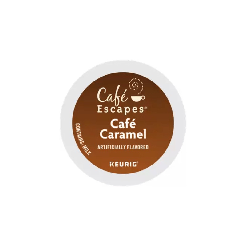 Caf Escapes Caf Caramel K-Cup – 24 Count Box