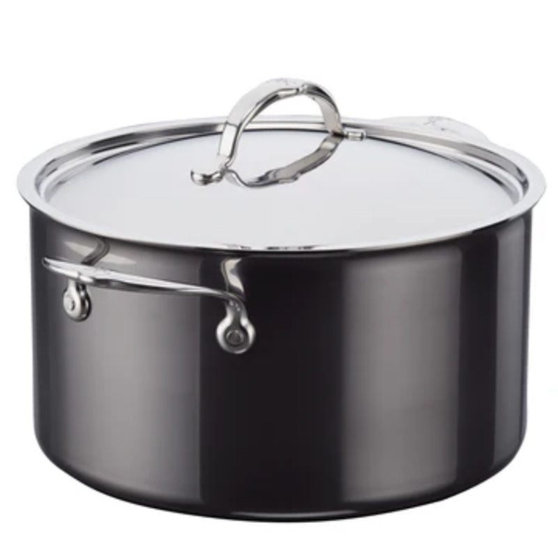 Hestan NanoBond Titanium Stainless-Steel Stock Pot, 8 Quart