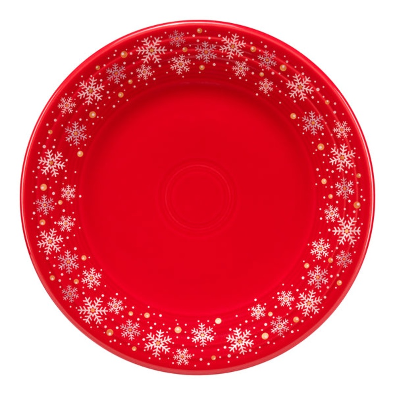 Snowflake Classic Rim 10 1/2 Inch Dinner Plate