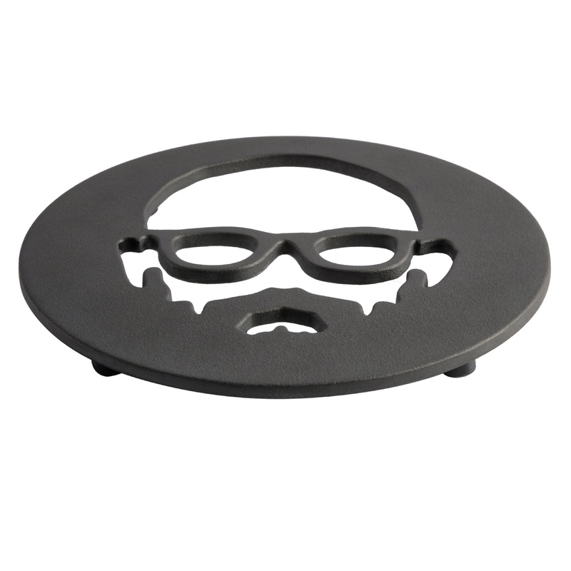 Babish Cast Iron 8-Inch Preseasoned Face Trivet
