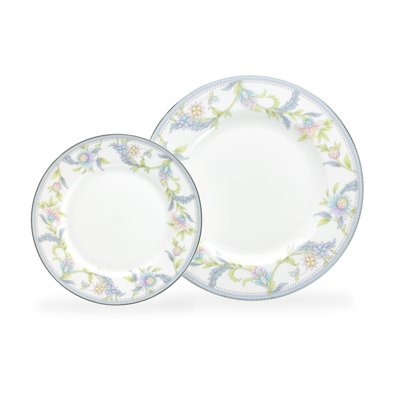 Lotus Garden Bone China Dessert/Dinner Plate
