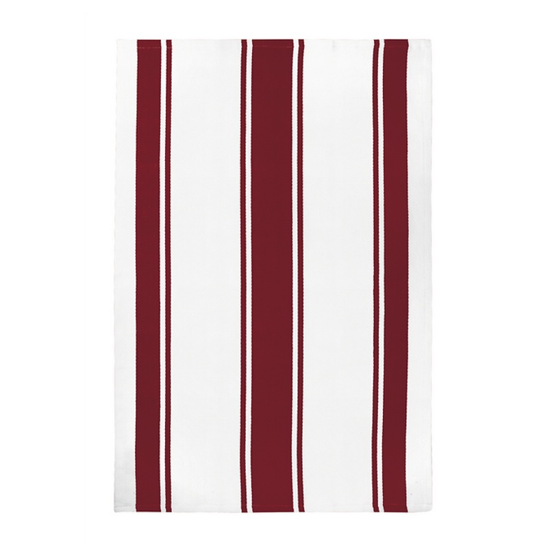 MU Kitchen Cabernet Classic Stripe Towel