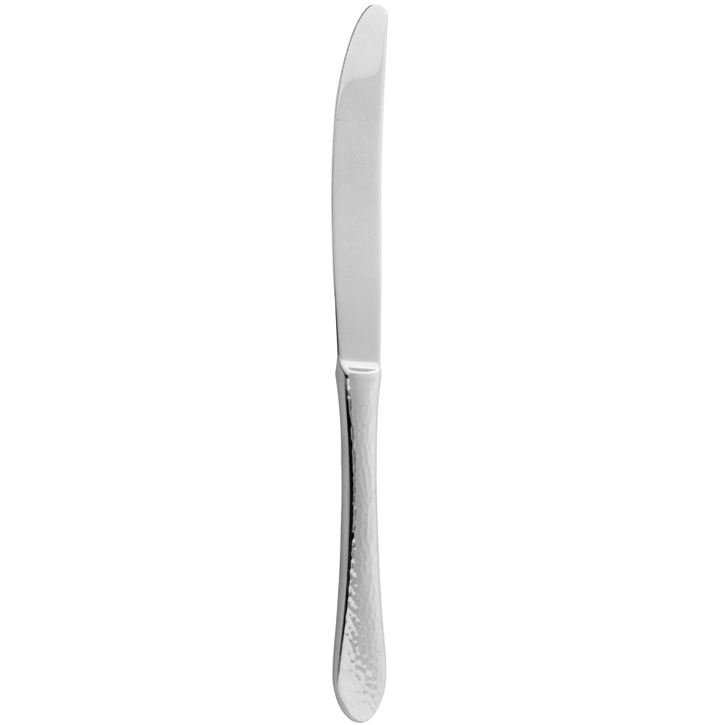 Arcoroc T8008 Stone 8 7/8″ 18/10 Stainless Steel Extra Heavy Weight Solid Handle Dessert Knife by Arc Cardinal – 12/Pack