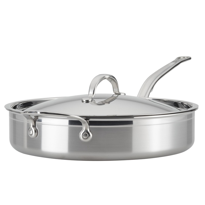 Hestan ProBond Professional Clad Stainless Steel – 5 Qt Covered Saute