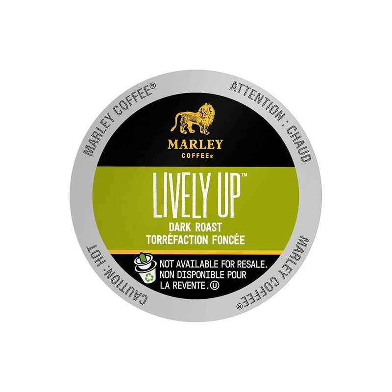 Marley Coffee Lively Up! Single Serve Coffee Pods (Case of 96)