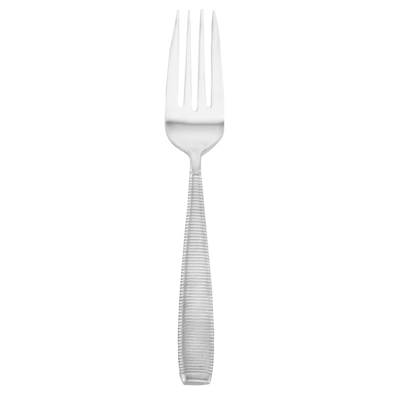 Walco MAS05 Mastaba 7 3/4″ 18/10 Stainless Steel Extra Heavy Weight Dinner Fork – 12/Pack
