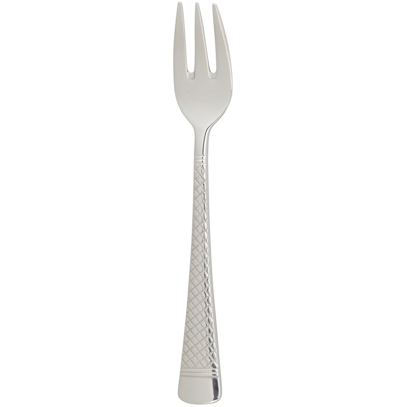 Arcoroc FL021 Leila 5 5/8″ 18/0 Stainless Steel Heavy Weight Cocktail / Oyster Fork by Arc Cardinal – 12/Pack