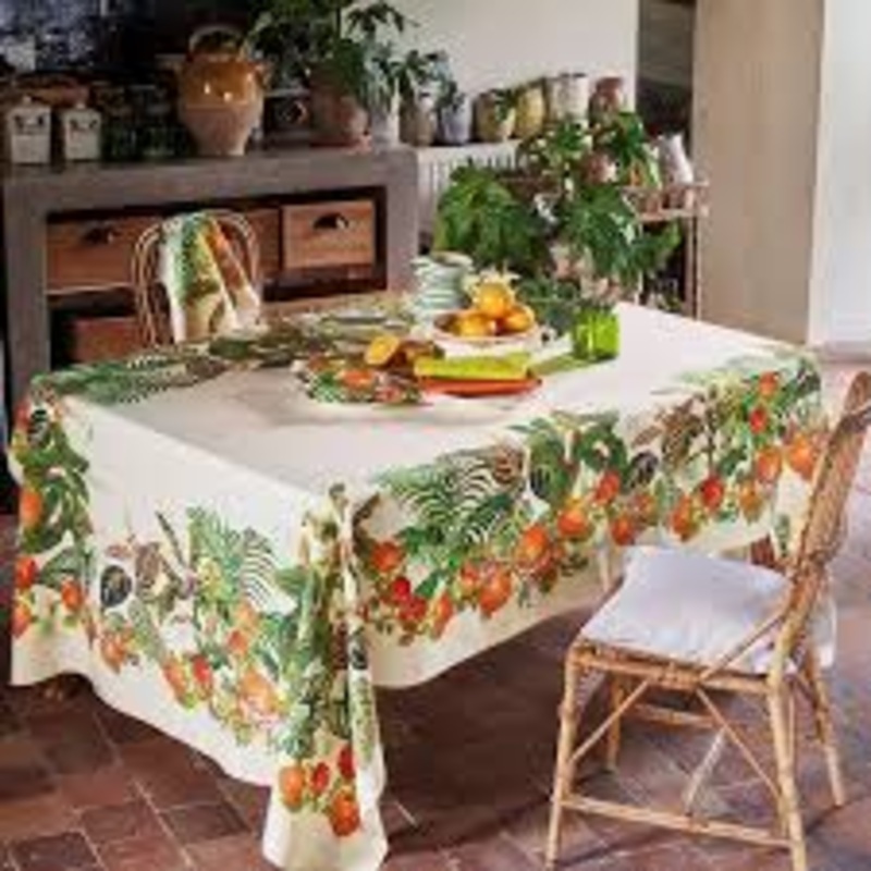 Garnier Thiebaut Vintage Garden Tablecloth 61×102
