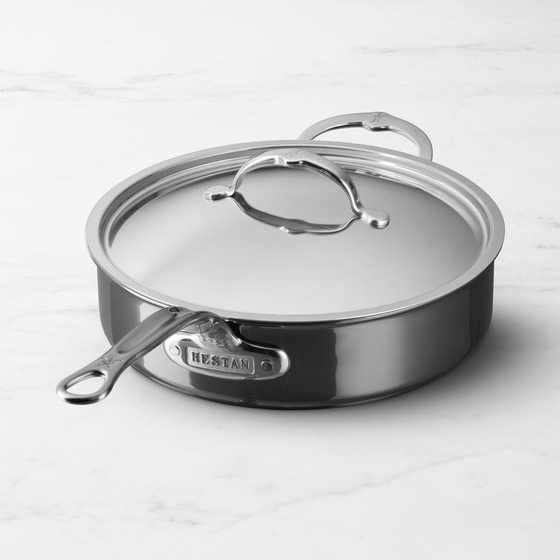 HESTAN NANOBOND TITANIUM – Covered Saut Pan with Helper Handle