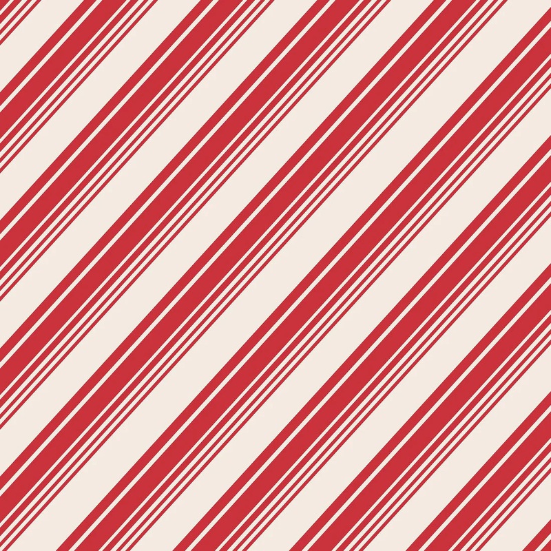 Hester & Cook Peppermint Stripe Cocktail Napkins