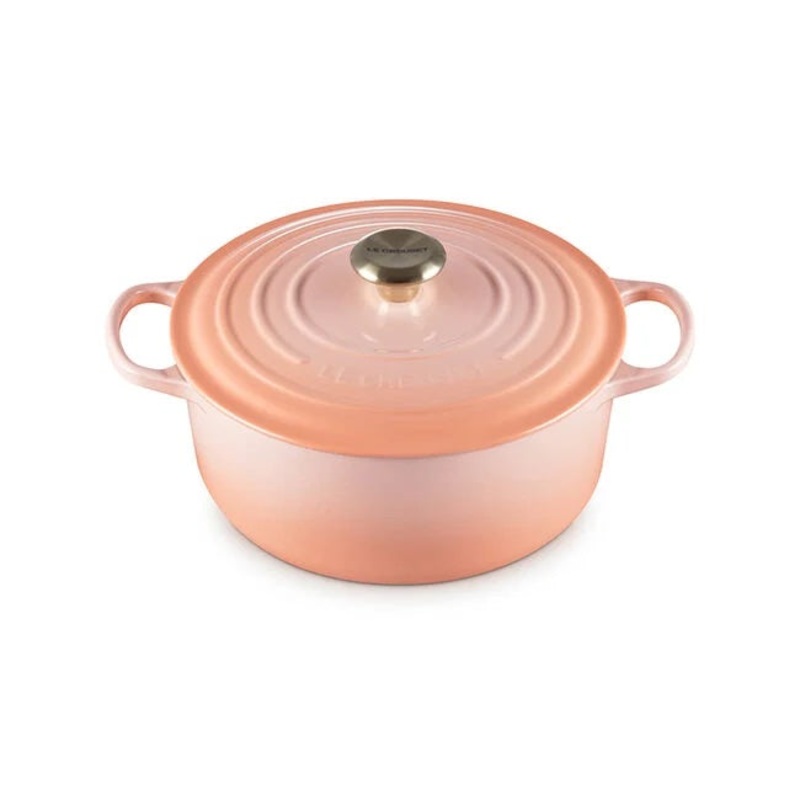 Le Creuset Signature Round Dutch Oven Peche 5.5 qt