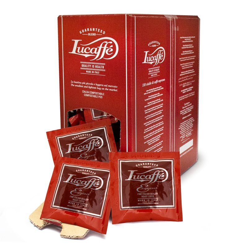 Lucaffe Exquisit Blend ESE 7g Single Pods – V1123