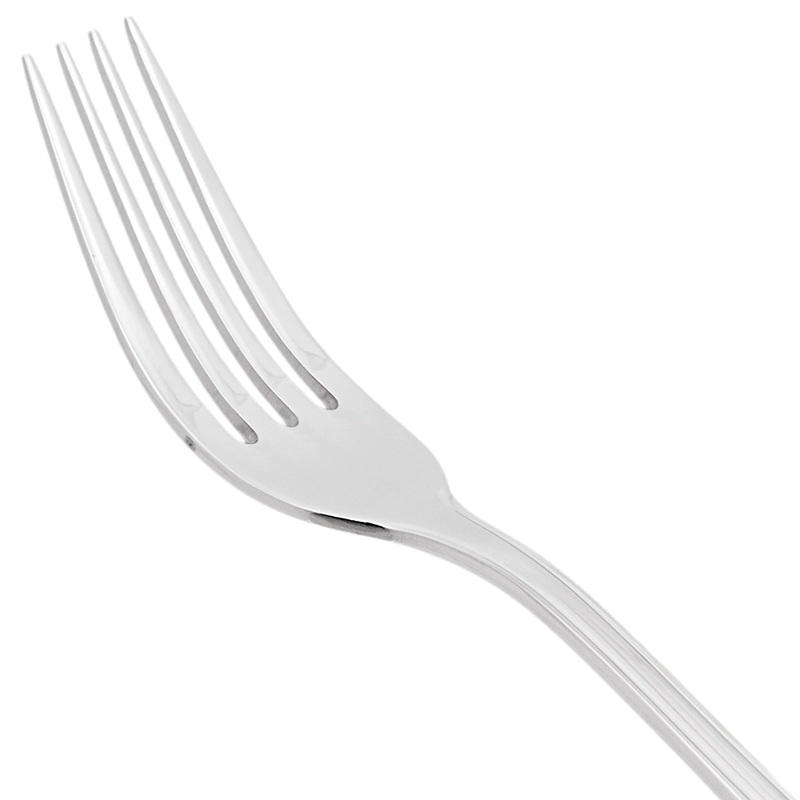 World Tableware 491 030 Serenade 7 1/8″ 18/8 Stainless Steel Extra Heavy Weight Utility / Dessert Fork – 12/Pack