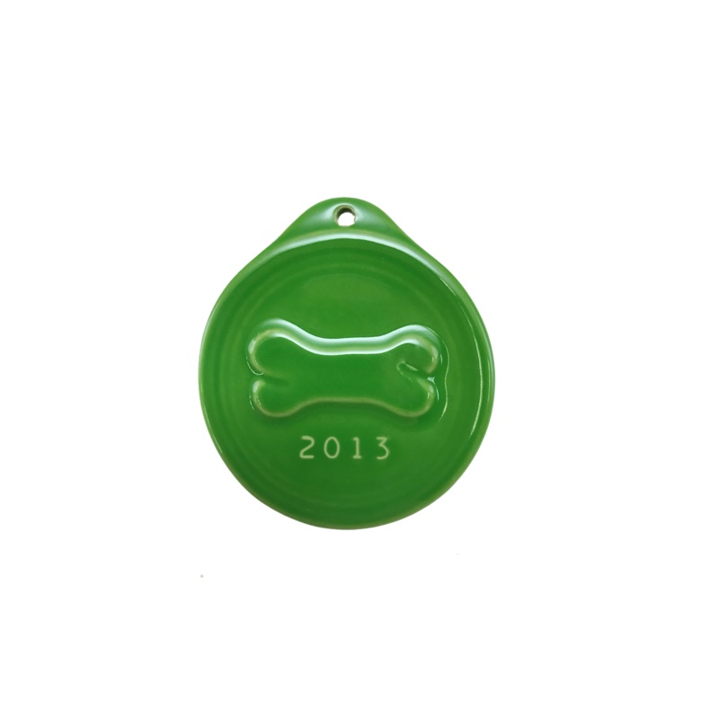 2013 Fiesta Dog Bone Ornament