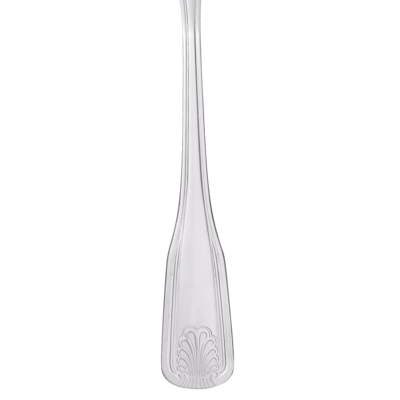 Acopa Atglen 6″ 18/0 Stainless Steel Medium Weight Cocktail / Oyster Fork – 12/Pack