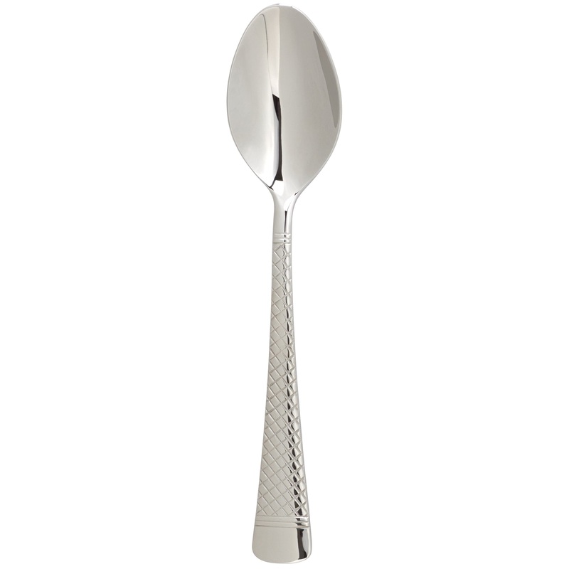 Arcoroc FL002 Leila 8 1/4″ 18/0 Stainless Steel Heavy Weight Dinner Spoon by Arc Cardinal – 12/Pack