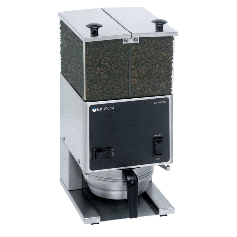 Bunn LPG-2E Low Profile Portion Control Coffee Grinder – Dual Hoppers 26800.0000
