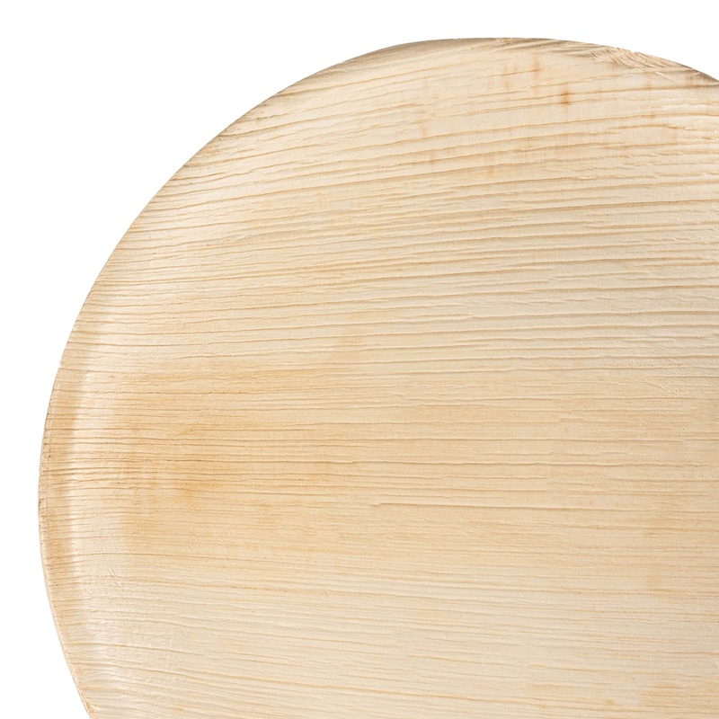 Round Palm Leaf Eco Friendly Disposable Dinner Plates (10″)