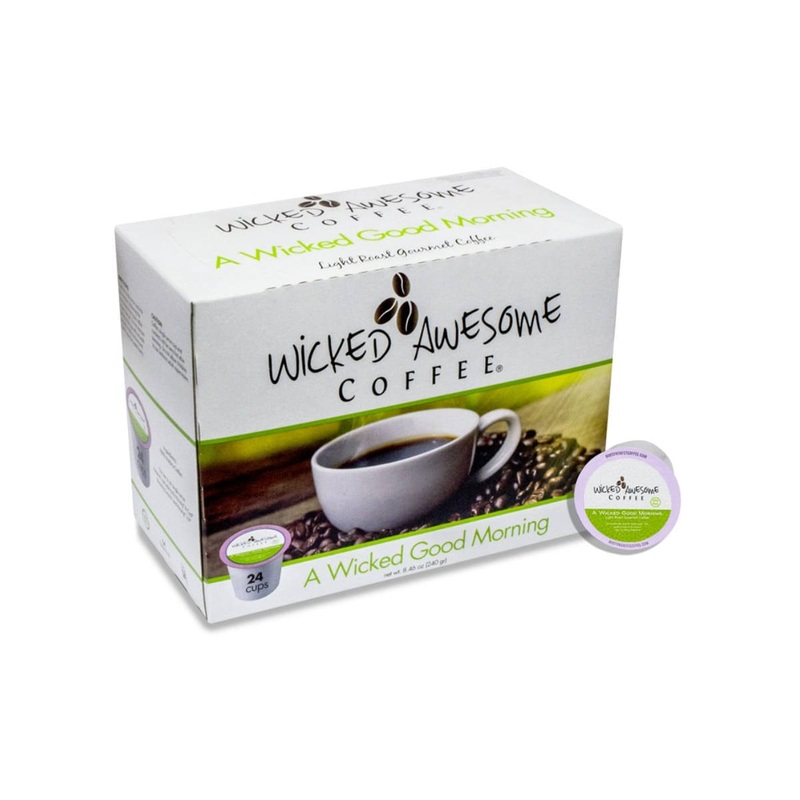 Wicked Awesome’s Good Morning Single-Serve Coffee Pods (Box of 24)