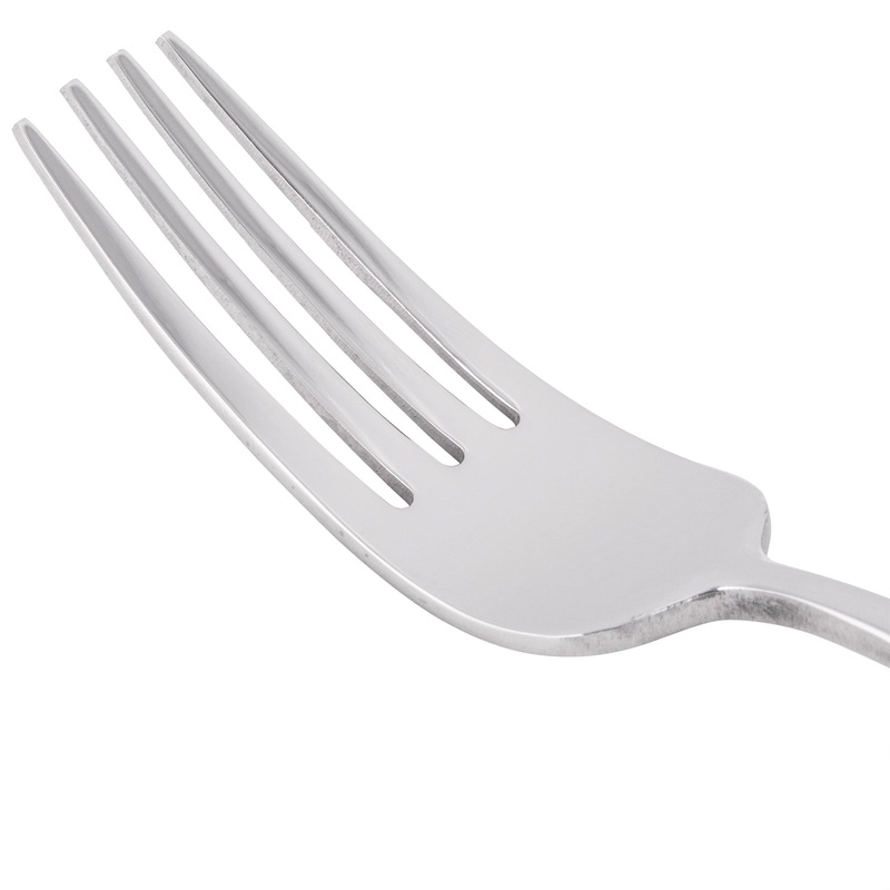 World Tableware 988 030 Zephyr 7 3/8″ 18/8 Stainless Steel Extra Heavy Weight Dessert Fork – 12/Pack