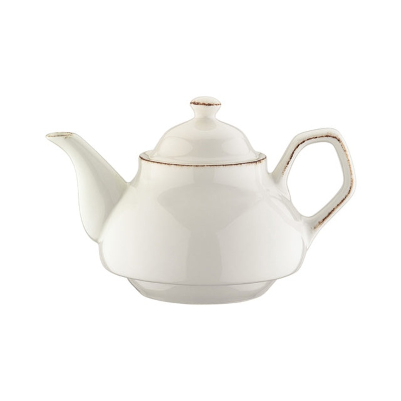 Retro dia.8″ h:4″ Round Decorated Porcelain Coffee/Tea Pot