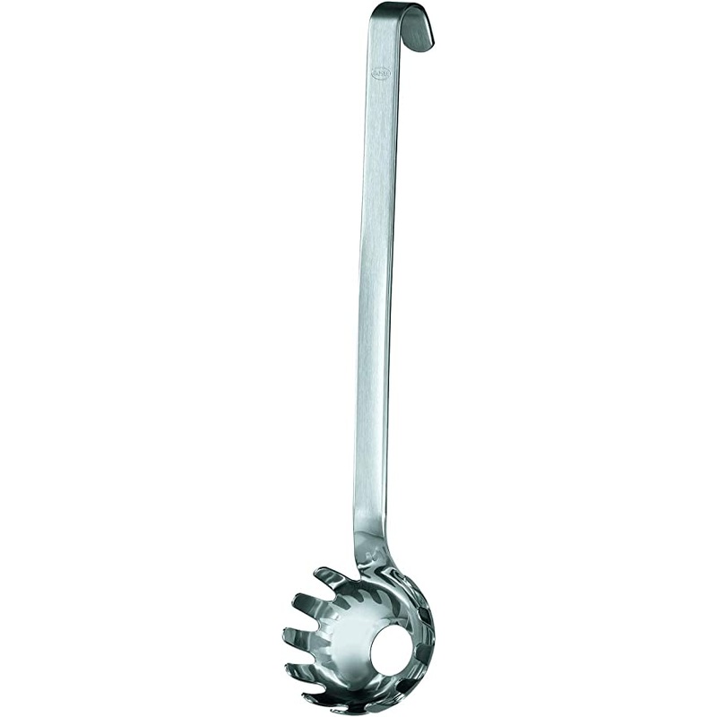 Rosle Stainless Steel Hook Handle Spaghetti Spoon