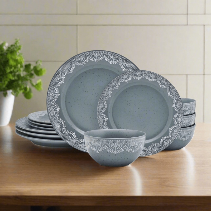 Valerie 12 Piece Dinnerware Set, Service for 4