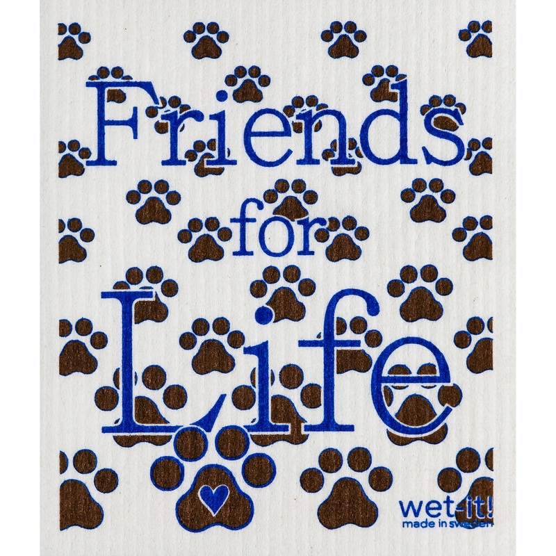 Wet-it! Swedish Dishcloth – Paws