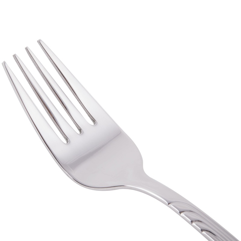 World Tableware 980 027 Neptune 7 7/8″ 18/8 Stainless Steel Extra Heavy Weight Dinner Fork – 12/Pack