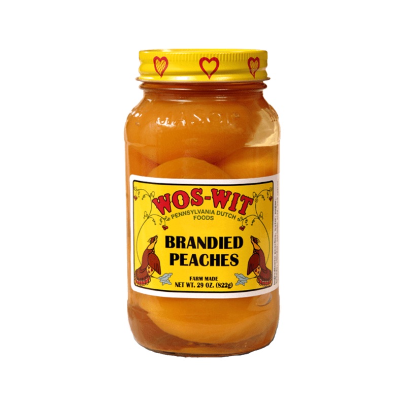 Wos-Wit Brandied Peaches 29 oz