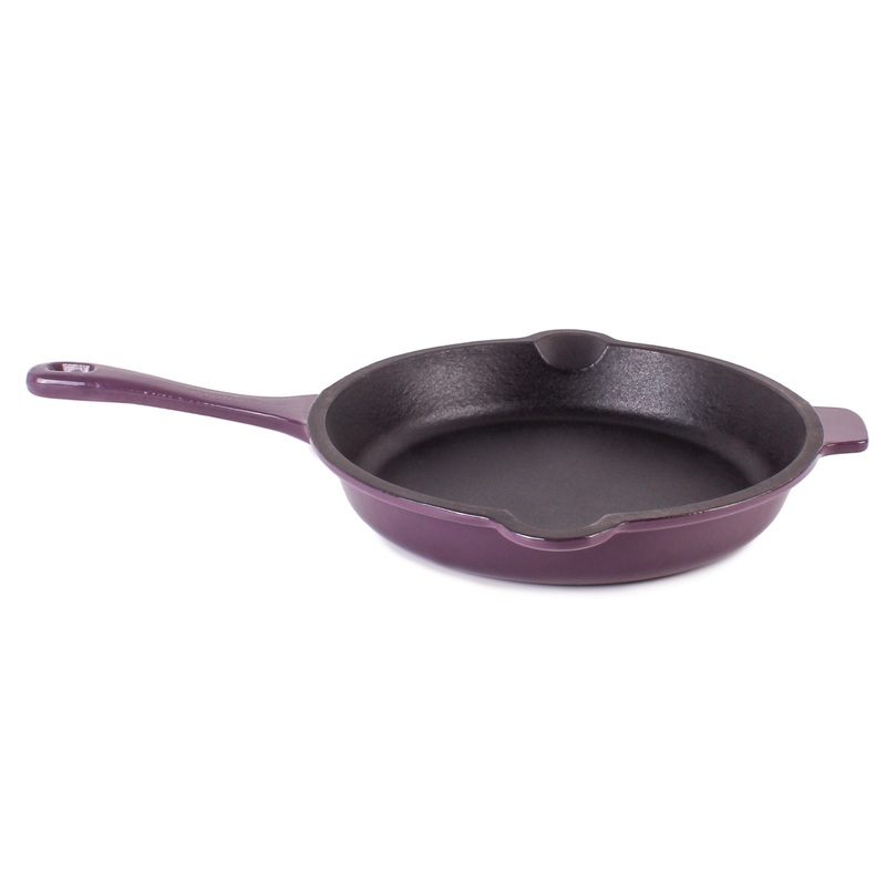 BergHOFF Neo Cast Iron Fry Pan 10″, Purple