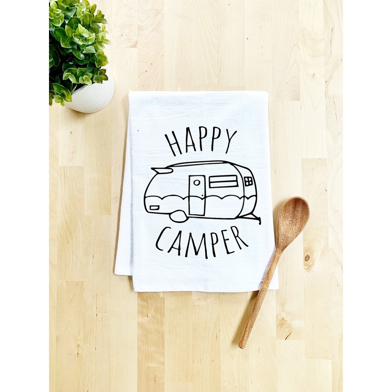 Dish Towel, Happy Camper
